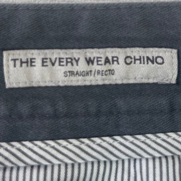 Goodfellow & Co Straight Chino Pants Mens 40x32 Charcoal Gray New - Picture 7 of 13